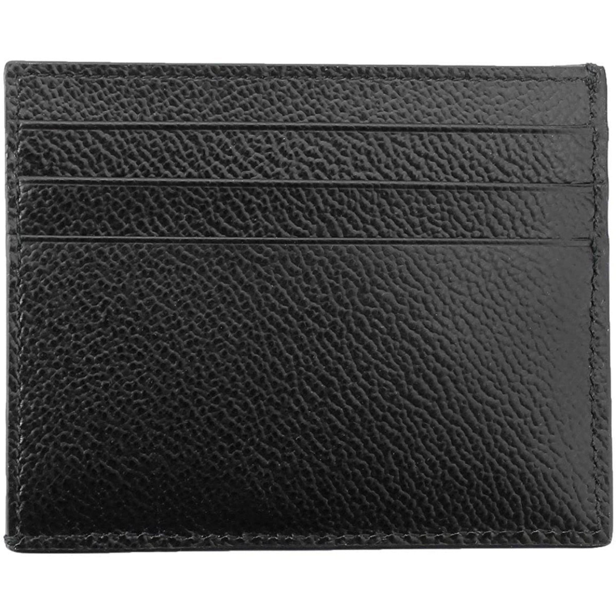 Prada Mens Vitello Micro Grain Black Triangle Logo Card Case 2MC223 at_Queen_Bee_of_Beverly_Hills