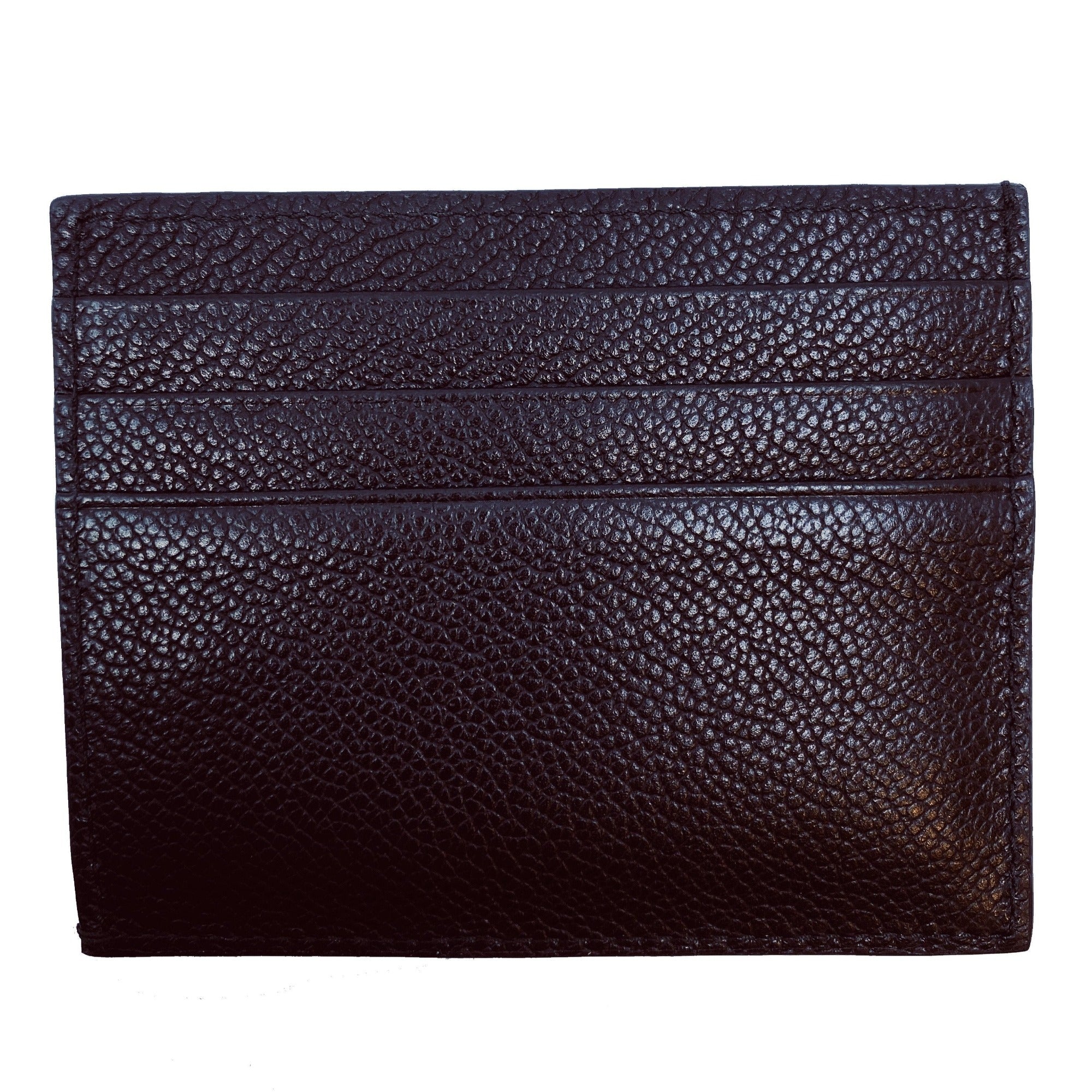Prada Mens Vitello Micro Grain Black Triangle Logo Card Case 2MC223 at_Queen_Bee_of_Beverly_Hills