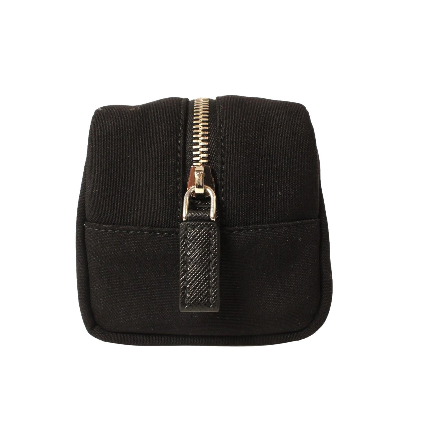 Prada Necessaire Black Cordura Fabric Cosmetic Toiletry Bag 2NA001 at_Queen_Bee_of_Beverly_Hills