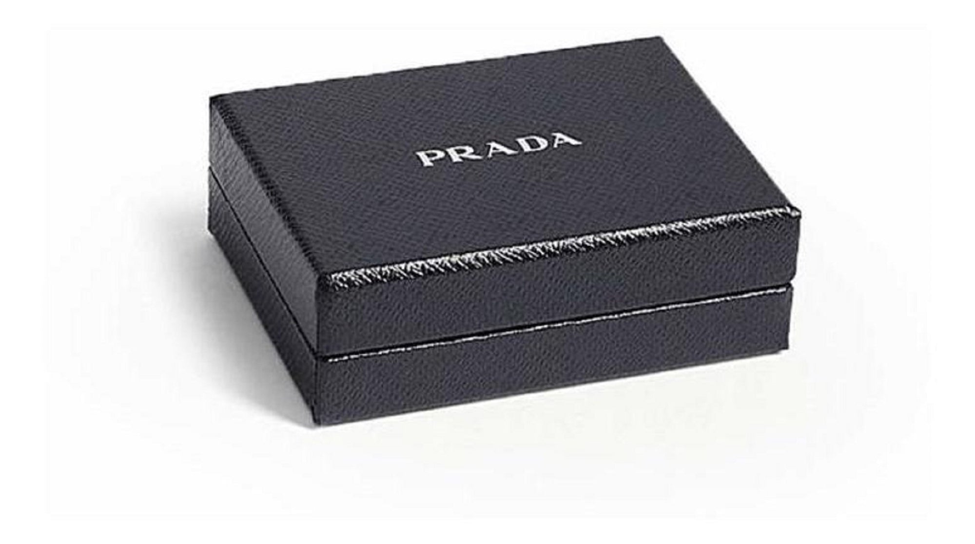 Prada Orizzontale Black Vitello Micro Grain Leather Iconic Triangle Logo Wallet 2MO513 at_Queen_Bee_of_Beverly_Hills