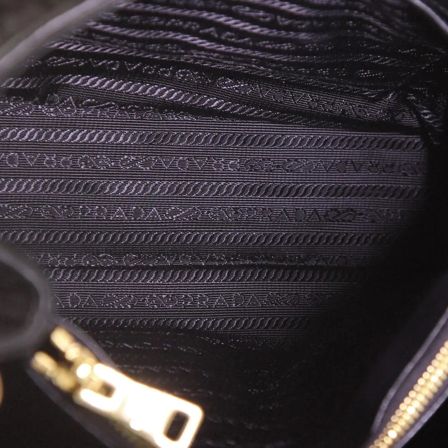 Prada Tessuto Gaufre Nylon Small Black Satchel Handbag 1BA173 at_Queen_Bee_of_Beverly_Hills
