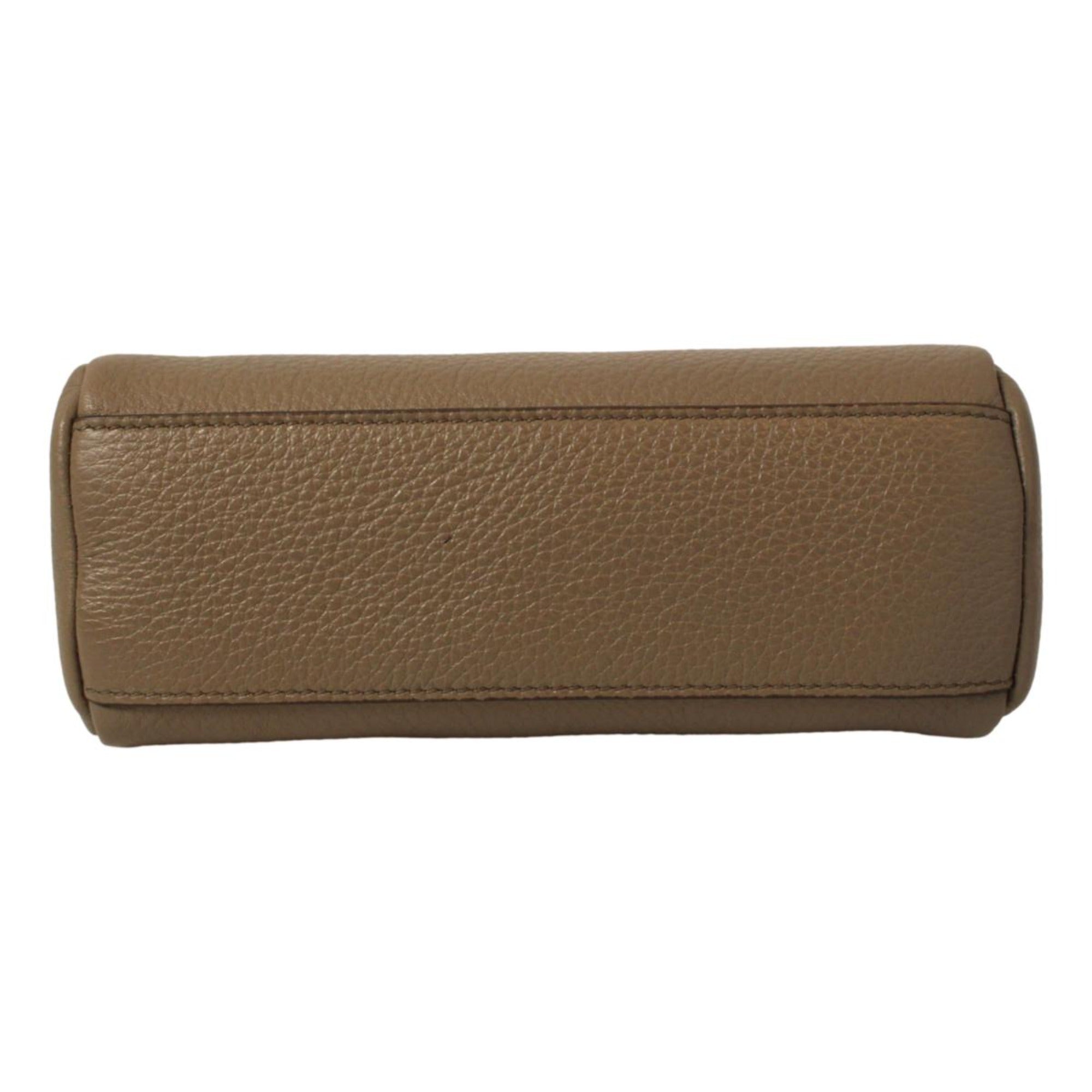 Prada Vitello Daino Argilla Grey Leather Cosmetic Pouch 1ND004 at_Queen_Bee_of_Beverly_Hills
