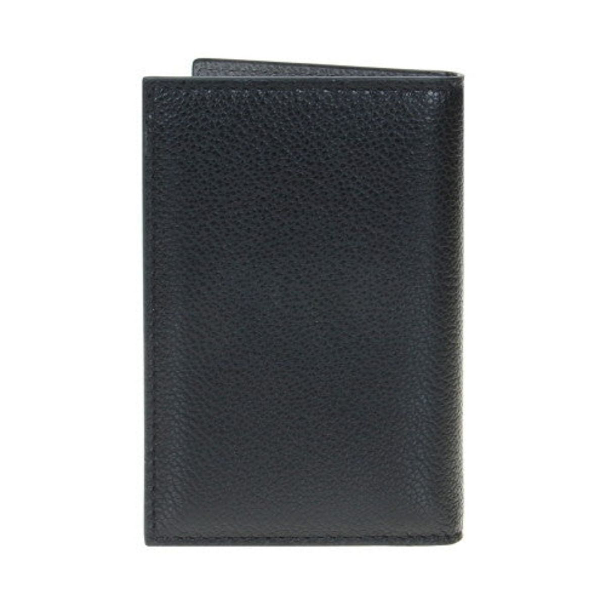 Prada Vitello Micro Grain Mens Vertical Card Holder Black Nero Mercurio 2MC035 at_Queen_Bee_of_Beverly_Hills