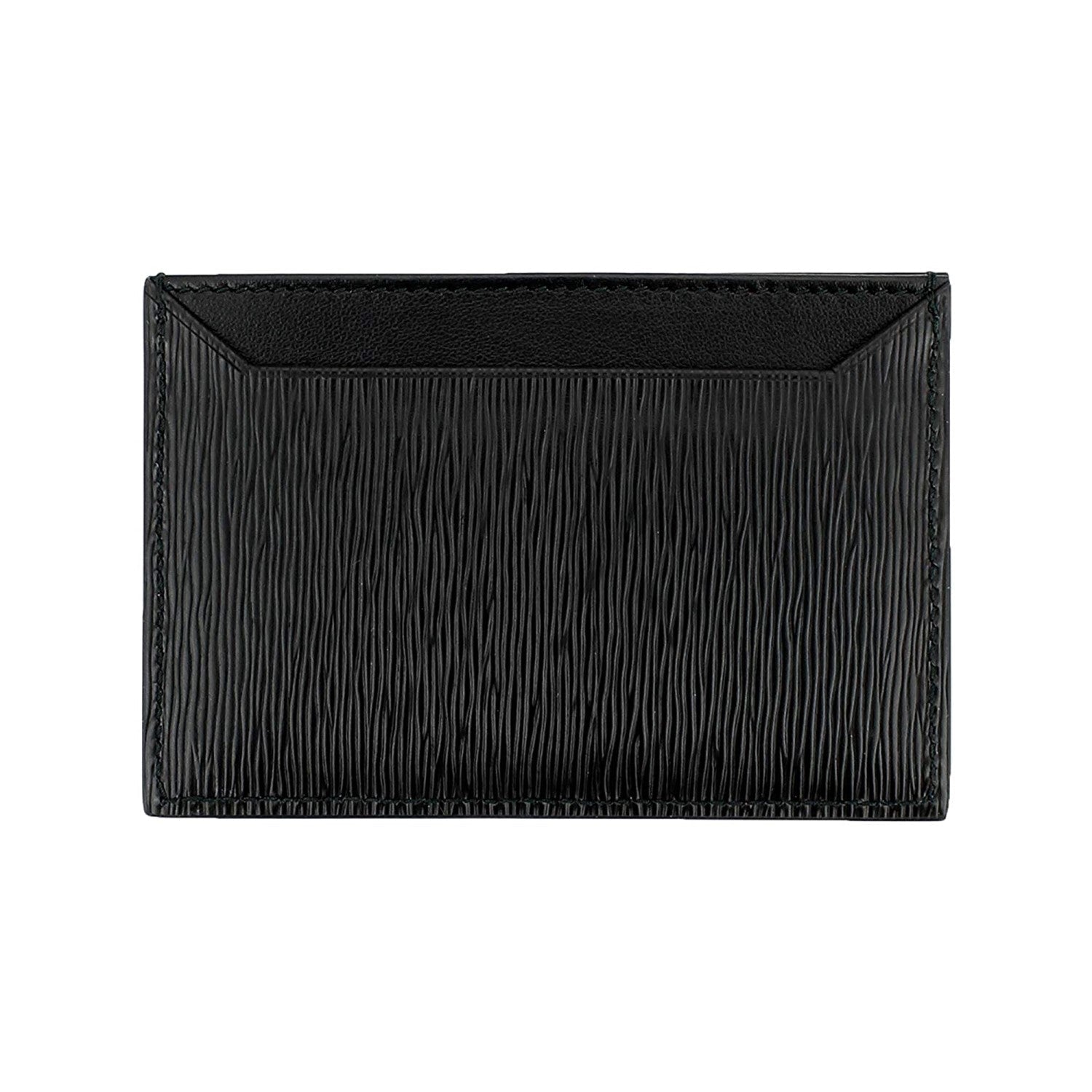 Prada Vitello Move Black Leather Card Holder Wallet 1MC208 at_Queen_Bee_of_Beverly_Hills