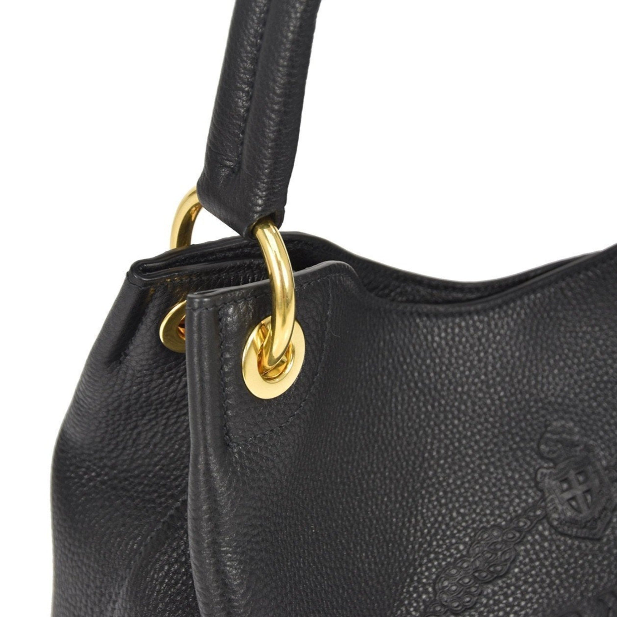 Prada Women's Vitello Daino Black Leather Satchel Handbag Large 1BC051 at_Queen_Bee_of_Beverly_Hills