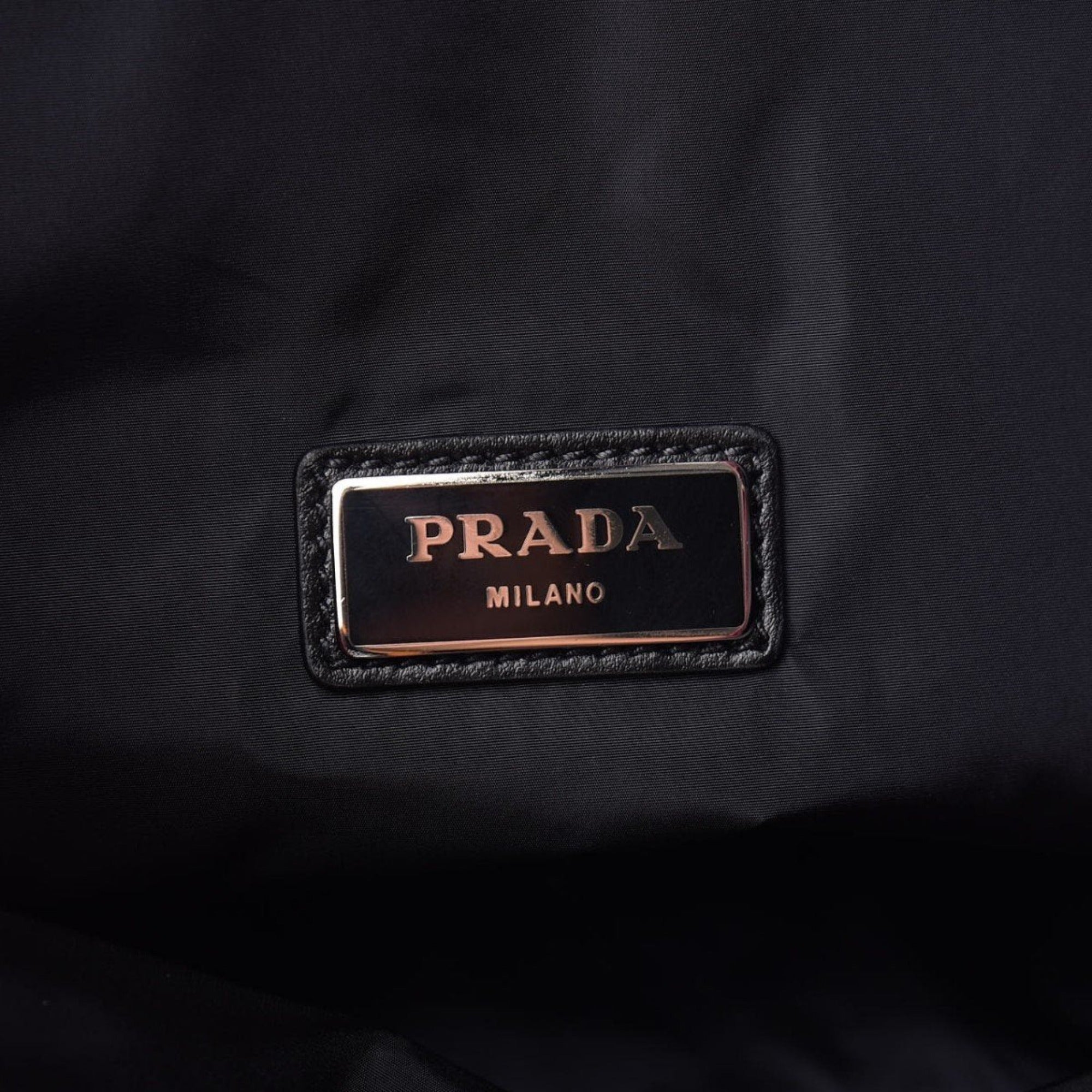 Prada Zaino Black Tessuto Nylon Drawstring Backpack 2VZ030 at_Queen_Bee_of_Beverly_Hills