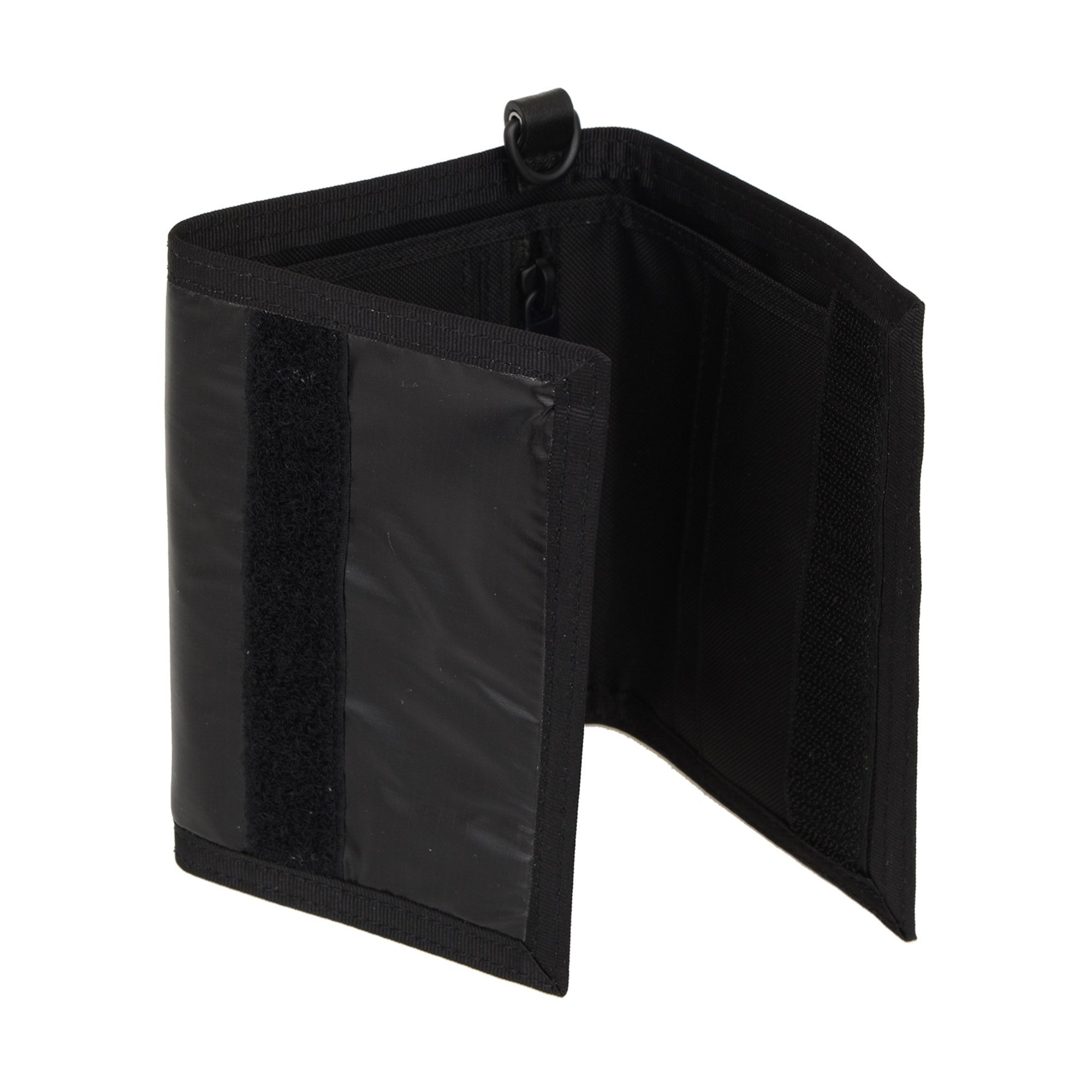 Saint Laurent Nuxx Logo Black Nylon Chain Wallet 584378 at_Queen_Bee_of_Beverly_Hills