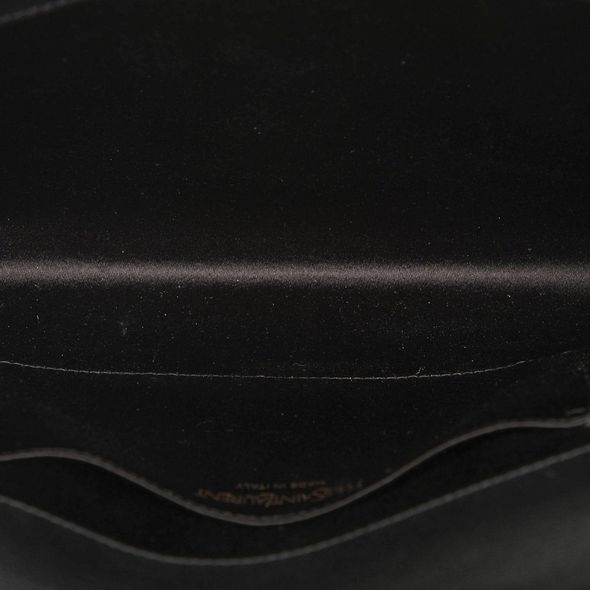 Saint Laurent YSL Belle de Jour Leather Black Large Clutch Bag 361120 at_Queen_Bee_of_Beverly_Hills