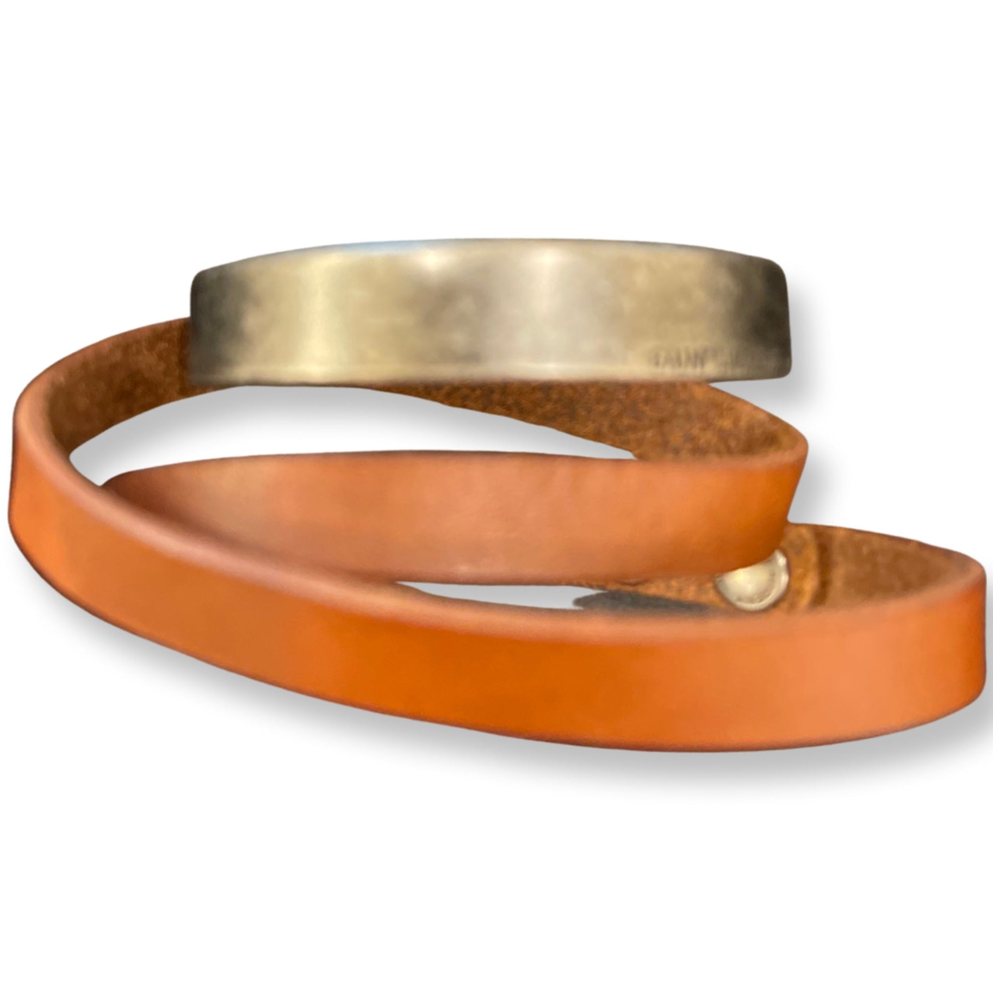 Saint Laurent YSL Bracelet Giglio Dark Brown M 505869 at_Queen_Bee_of_Beverly_Hills