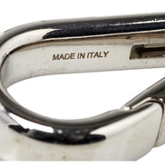 Fendi Strap You Silver Tone Metal Chain Mini Shoulder Strap Detachable