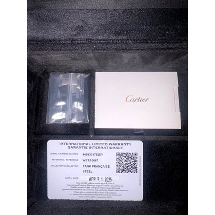 Cartier Tank Francaise Automatic 36.7mm Stainless Steel Watch Large Model