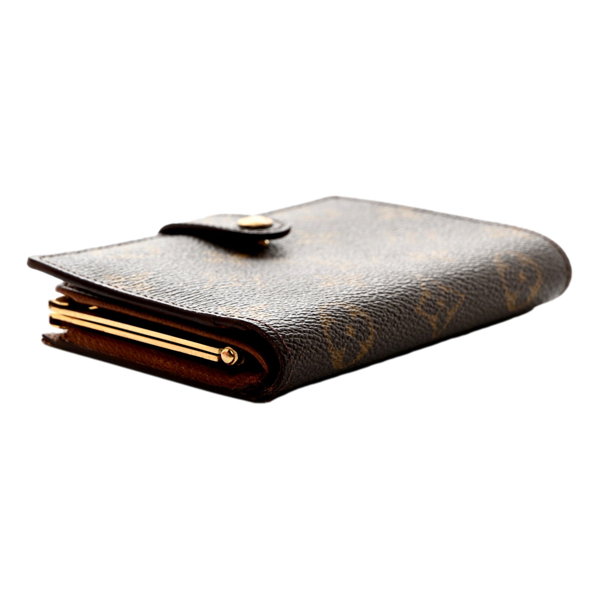Louis Vuitton Vintage 1998 Classic Monogram French Purse Kisslock Wallet
