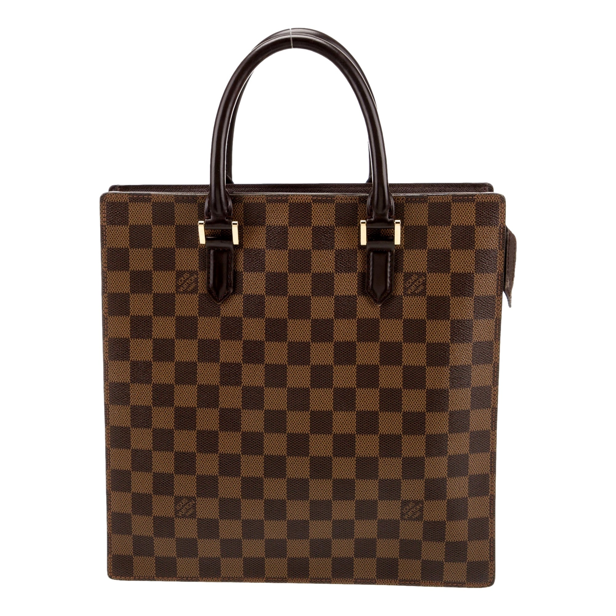 Louis Vuitton Damier Ebene Sac Plat Tote Vintage 1997