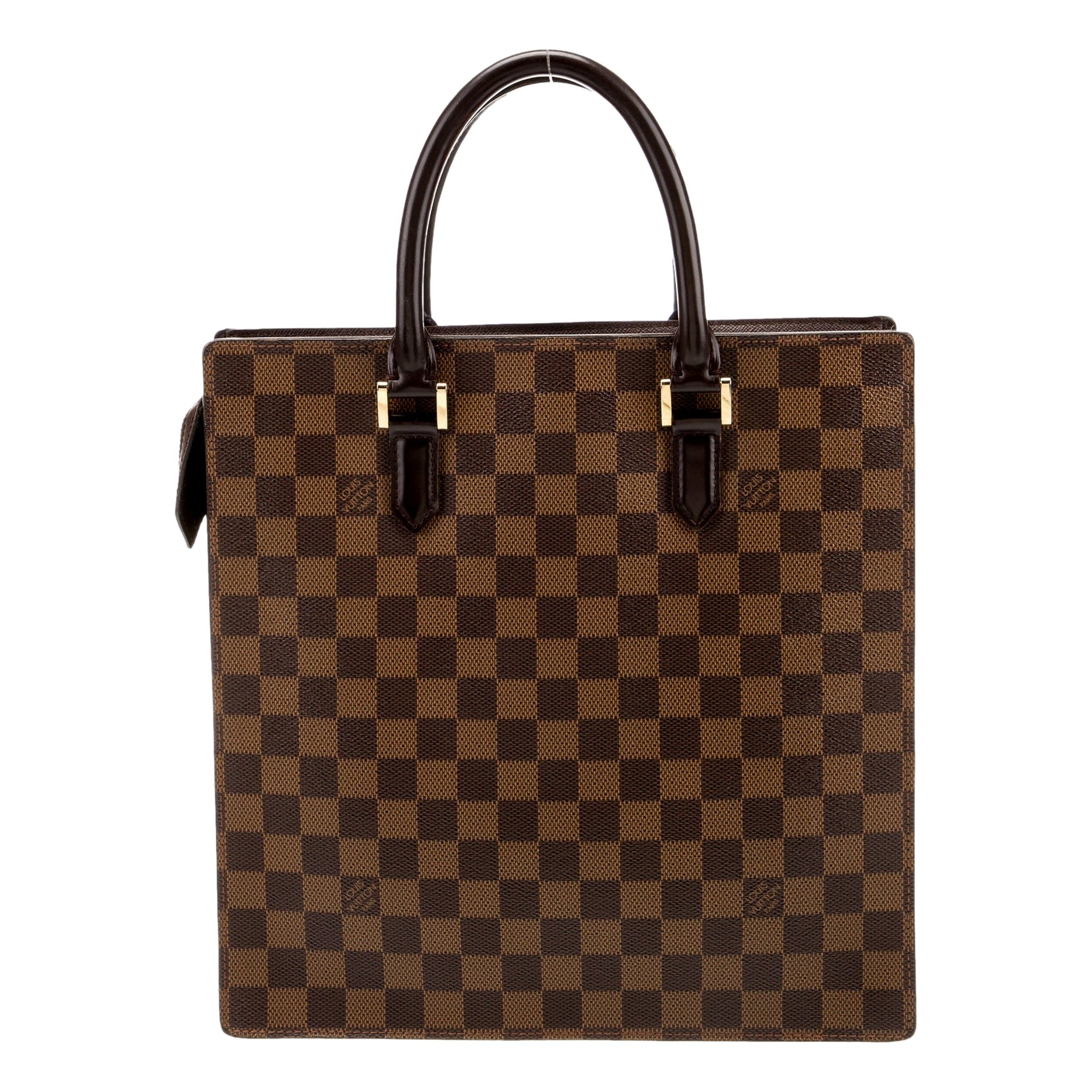 Louis Vuitton Damier Ebene Sac Plat Tote Vintage 1997