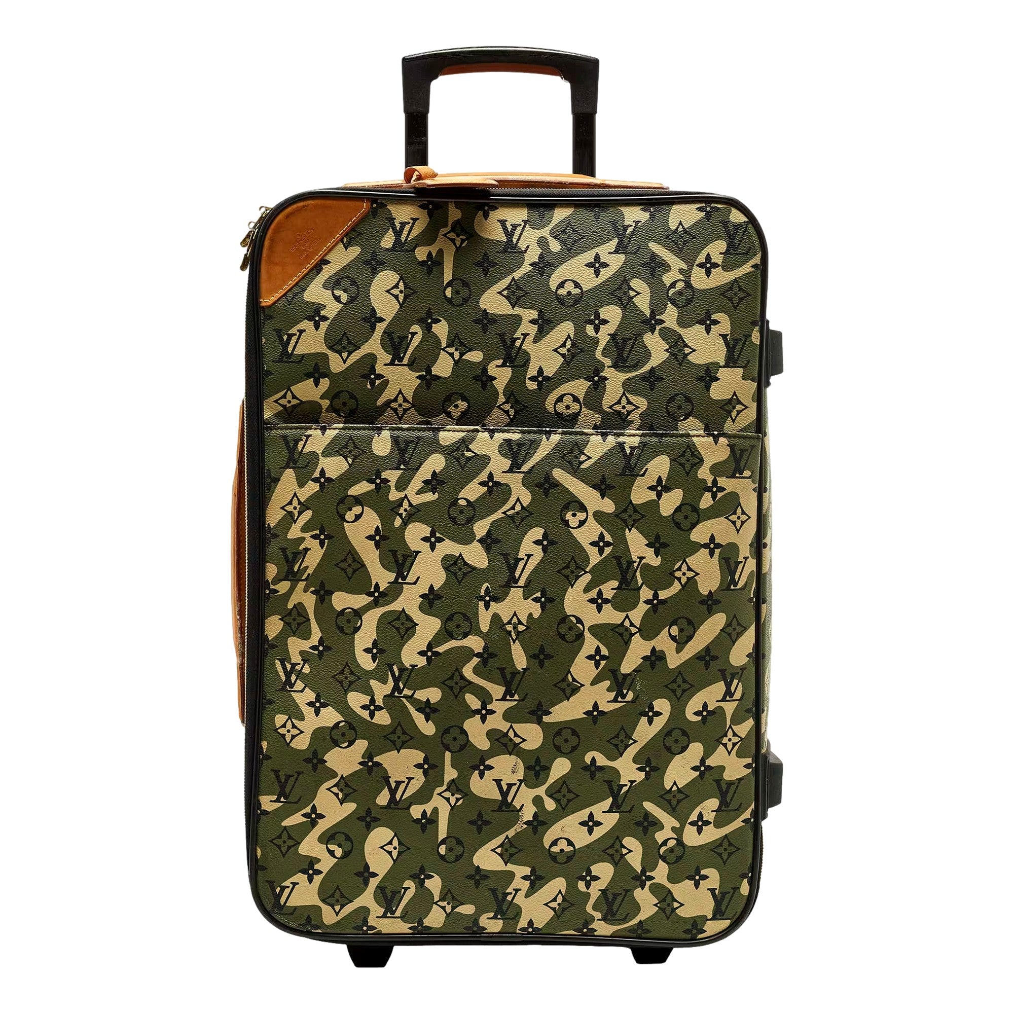 Louis Vuitton x Takashi Murakami Monogramouflage Pegase 60 Rolling Suitcase