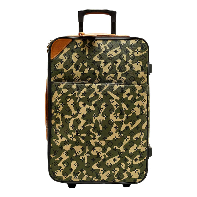 Louis Vuitton x Takashi Murakami Monogramouflage Pegase 60 Rolling Suitcase