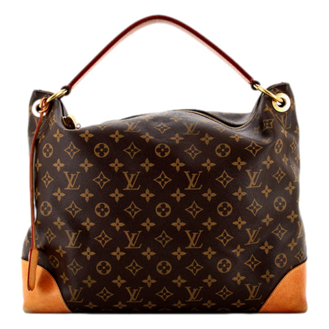 Louis Vuitton Berri Brown Handbag Monogram Canvas MM