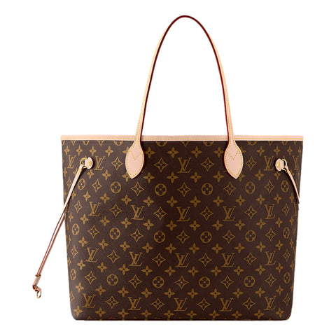 Louis Vuitton Neverfull Brown Tote Monogram Canvas MM