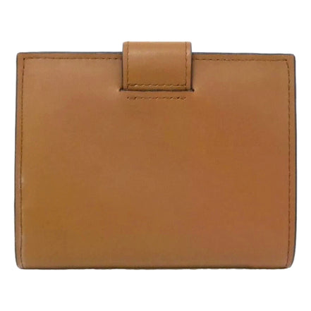 Prada City Calf Leather Snap Bifold Wallet Caramel Brown available at Queen Bee of Beverly Hills
