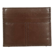 Prada Soft Lux Leather Triangle Logo Card Holder Wallet Argilla Gray sold at Queen Bee of Beverly Hills