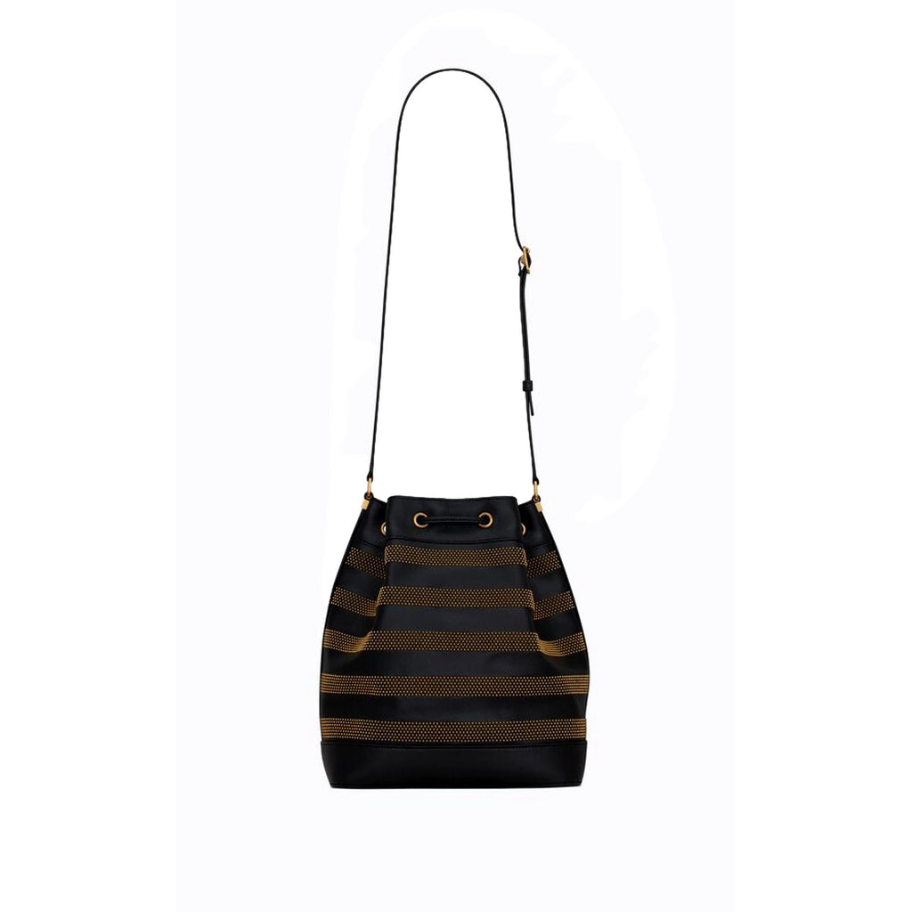 ショルダーバッグ・ポシェット Saint Laurent Leather Bucket Bag SaintLaurentSeauStuddedBlackLe