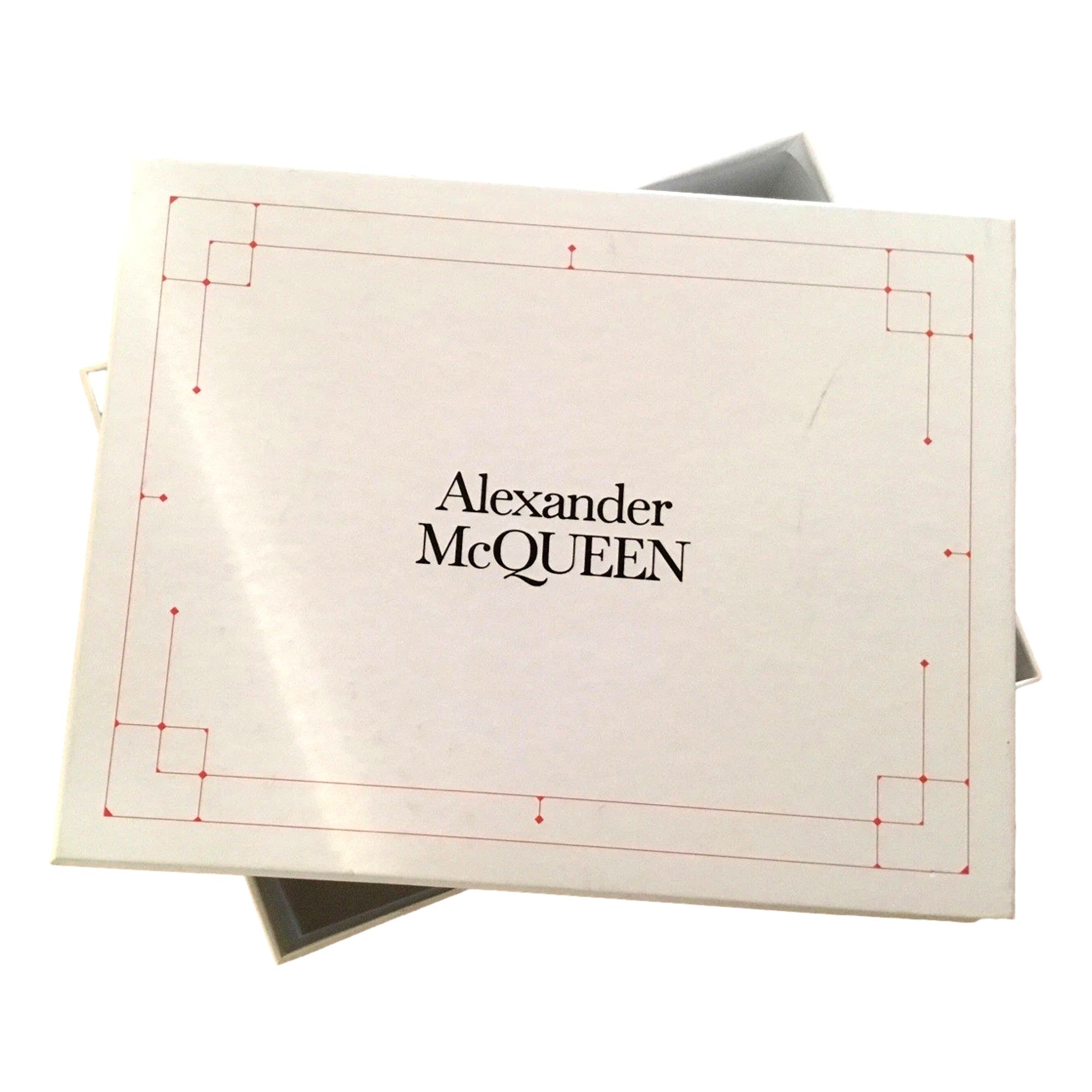 Alexander McQueen Curve Soft Ivory Black Calfskin Bucket Bag