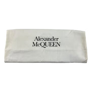 Alexander McQueen Curve Soft Ivory Black Calfskin Bucket Bag