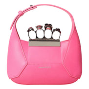 Alexander Mcqueen The Jewelled Hobo Mini Bag in Pink