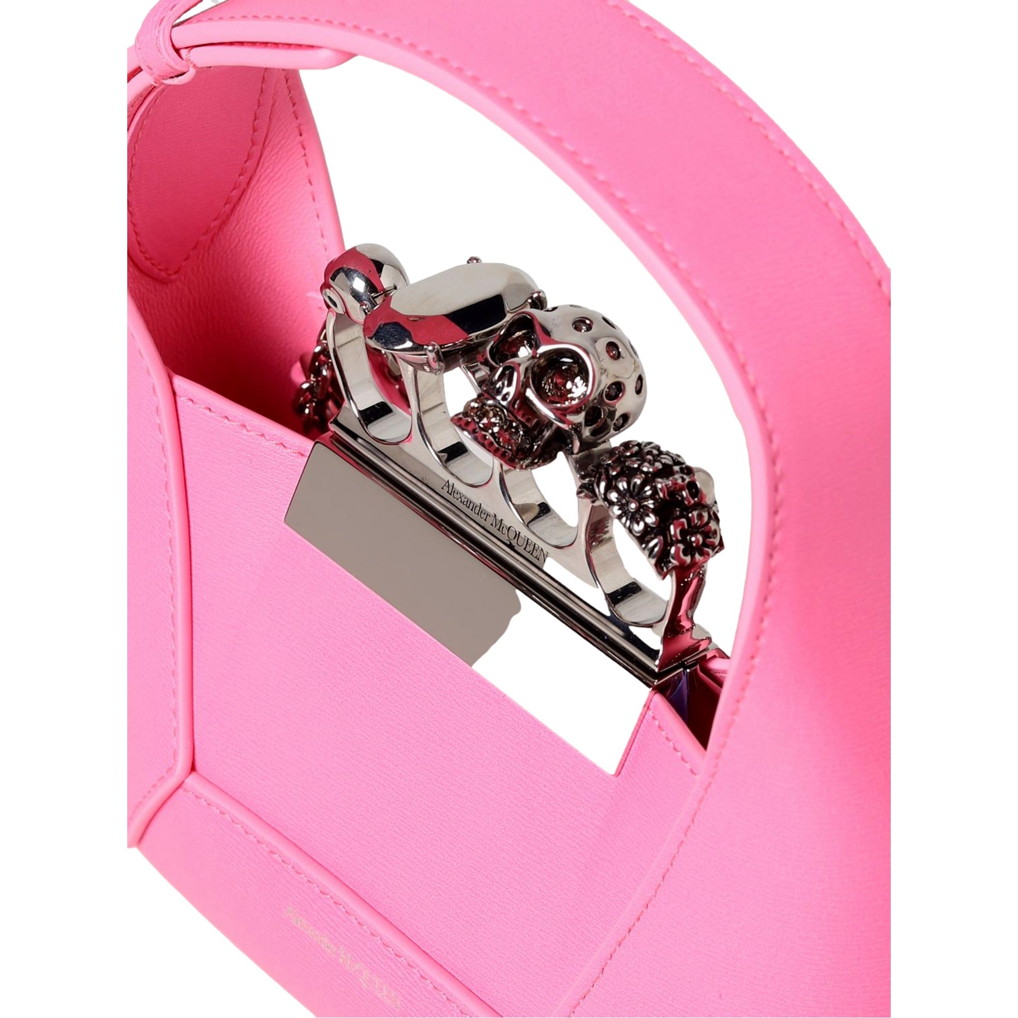 Alexander Mcqueen The Jewelled Hobo Mini Bag in Pink