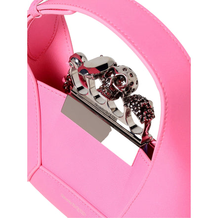 Alexander Mcqueen The Jewelled Hobo Mini Bag in Pink