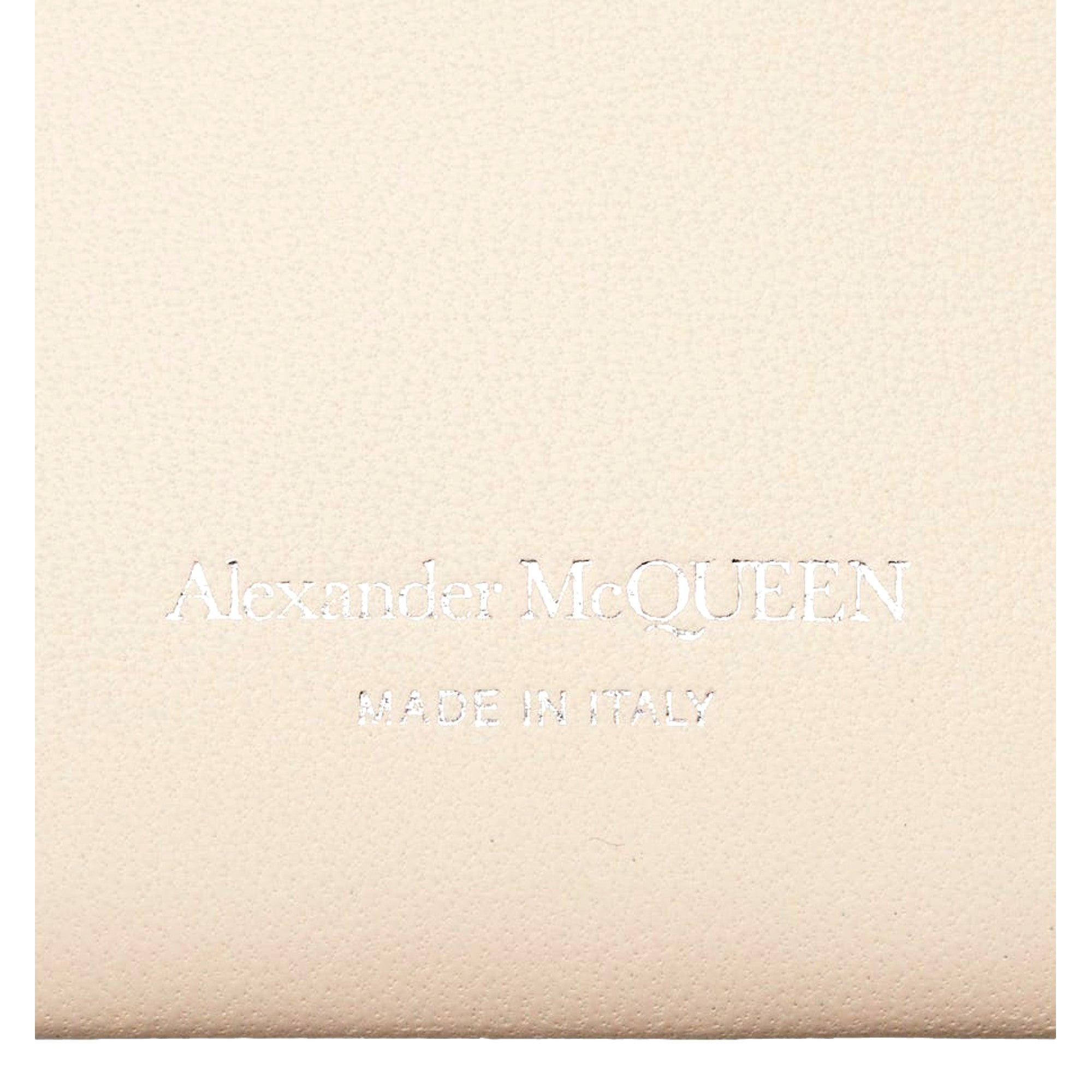 Alexander McQueen The Jewelled Hobo Bag in White Leather with Silver Knuckle