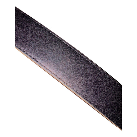 Balenciaga BB Signature Canvas Leather Belt Monogram Beige 75 available at Queen Bee of Beverly Hills