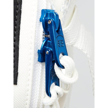 Balenciaga Nasa Logo Phone Holder Crossbody Bag White Recycled Nylon available at Queen Bee of Beverly Hills