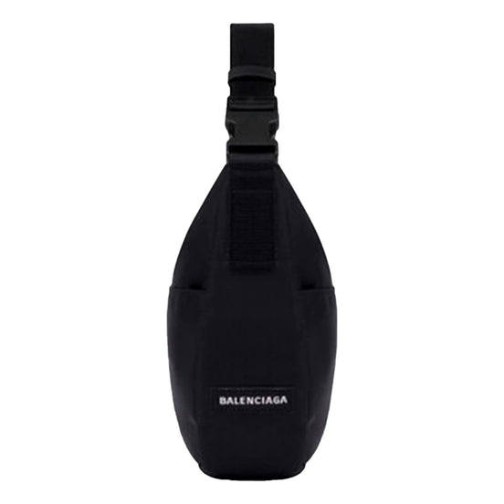 Balenciaga Nasa Logo Sling Shoulder Crossbody Bag Black Recycled Nylon available at Queen Bee of Beverly Hills