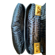 Balmain 1945 Nylon Monogram Flap Crossbody Shoulder Bag Black Small available at Queen Bee of Beverly Hills