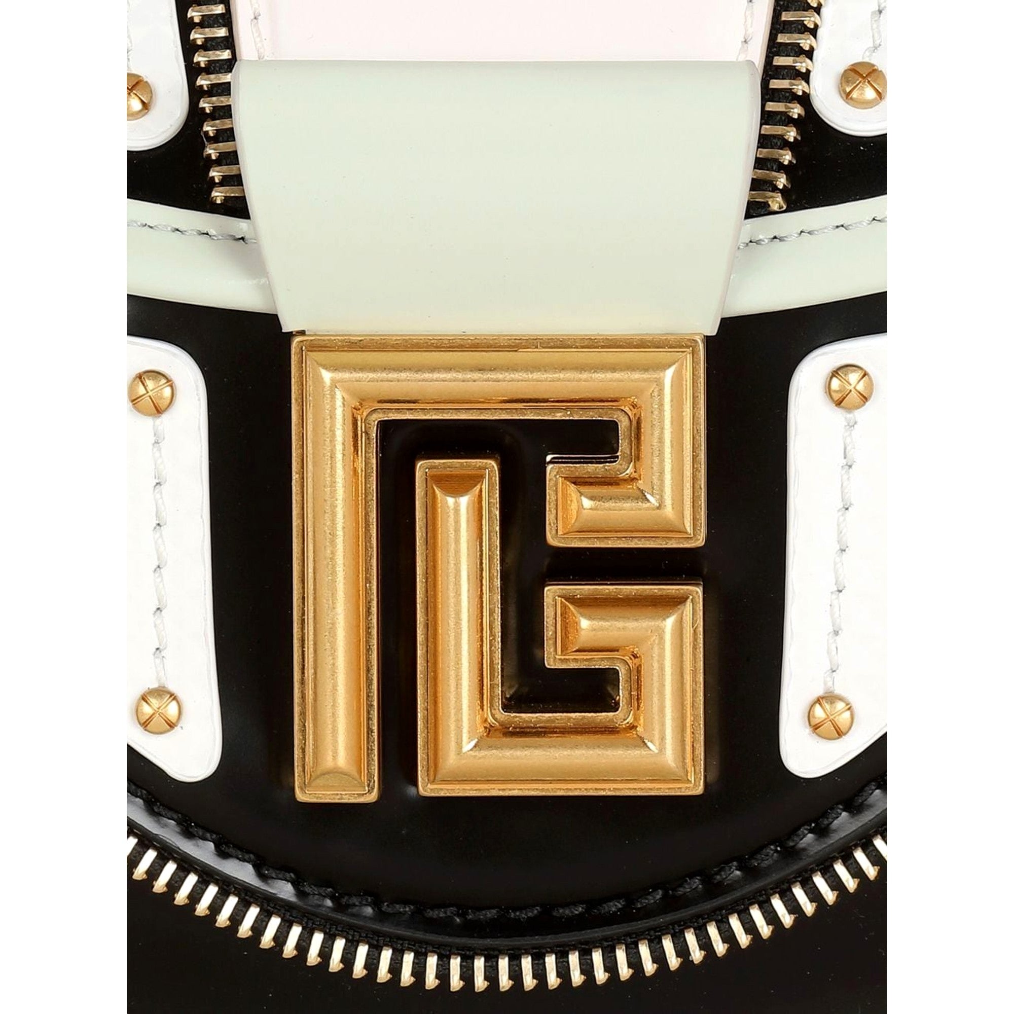 Balmain Blaze Mint Green Leather Baguette Top Handle Crossbody Bag available at Queen Bee of Beverly Hills