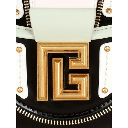 Balmain Blaze Mint Green Leather Baguette Top Handle Crossbody Bag available at Queen Bee of Beverly Hills