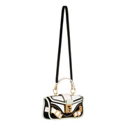 Balmain Blaze Mint Green Leather Baguette Top Handle Crossbody Bag available at Queen Bee of Beverly Hills