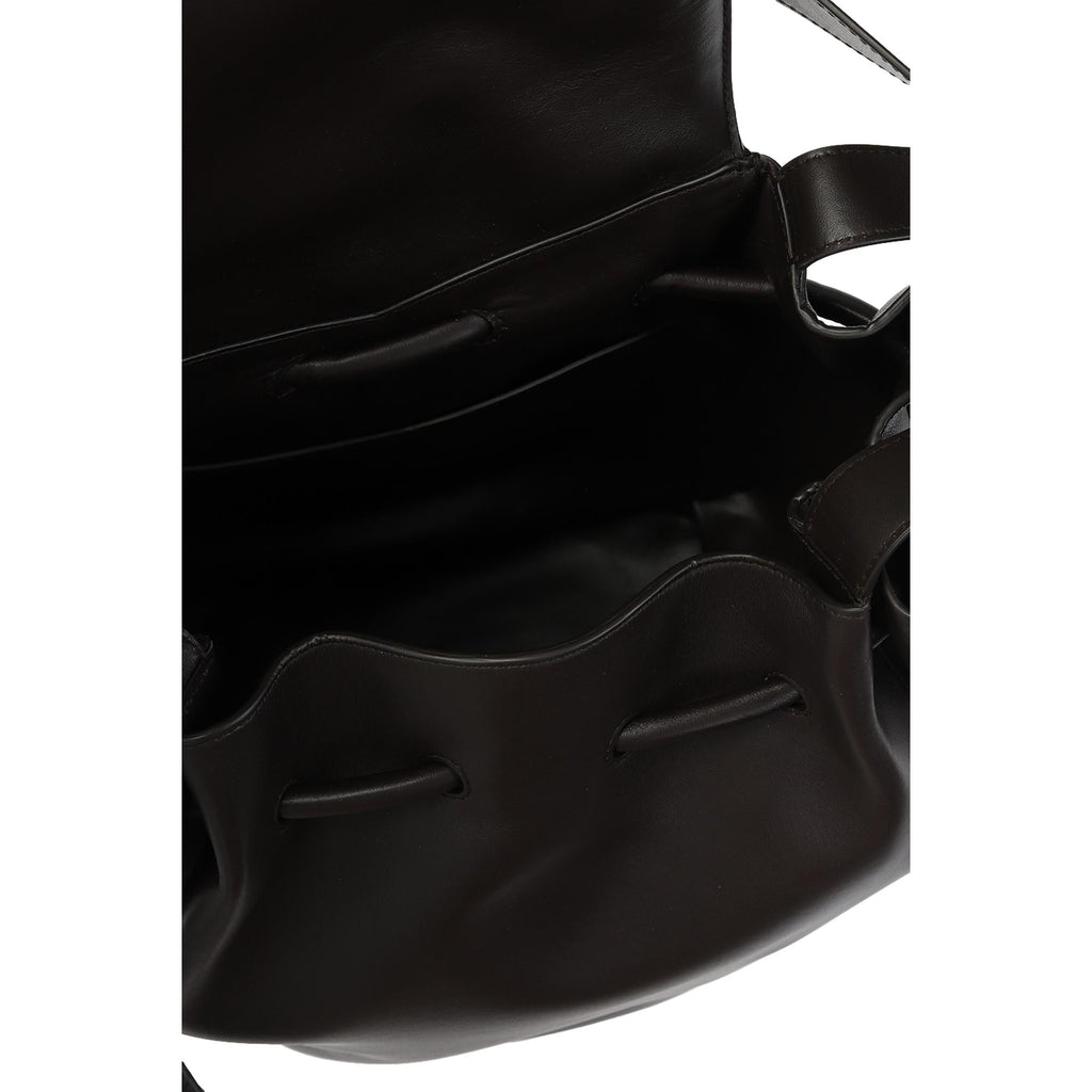 Bottega Veneta Beak Large Black Calfskin Shoulder Bag 666511 at_Queen_Bee_of_Beverly_Hills