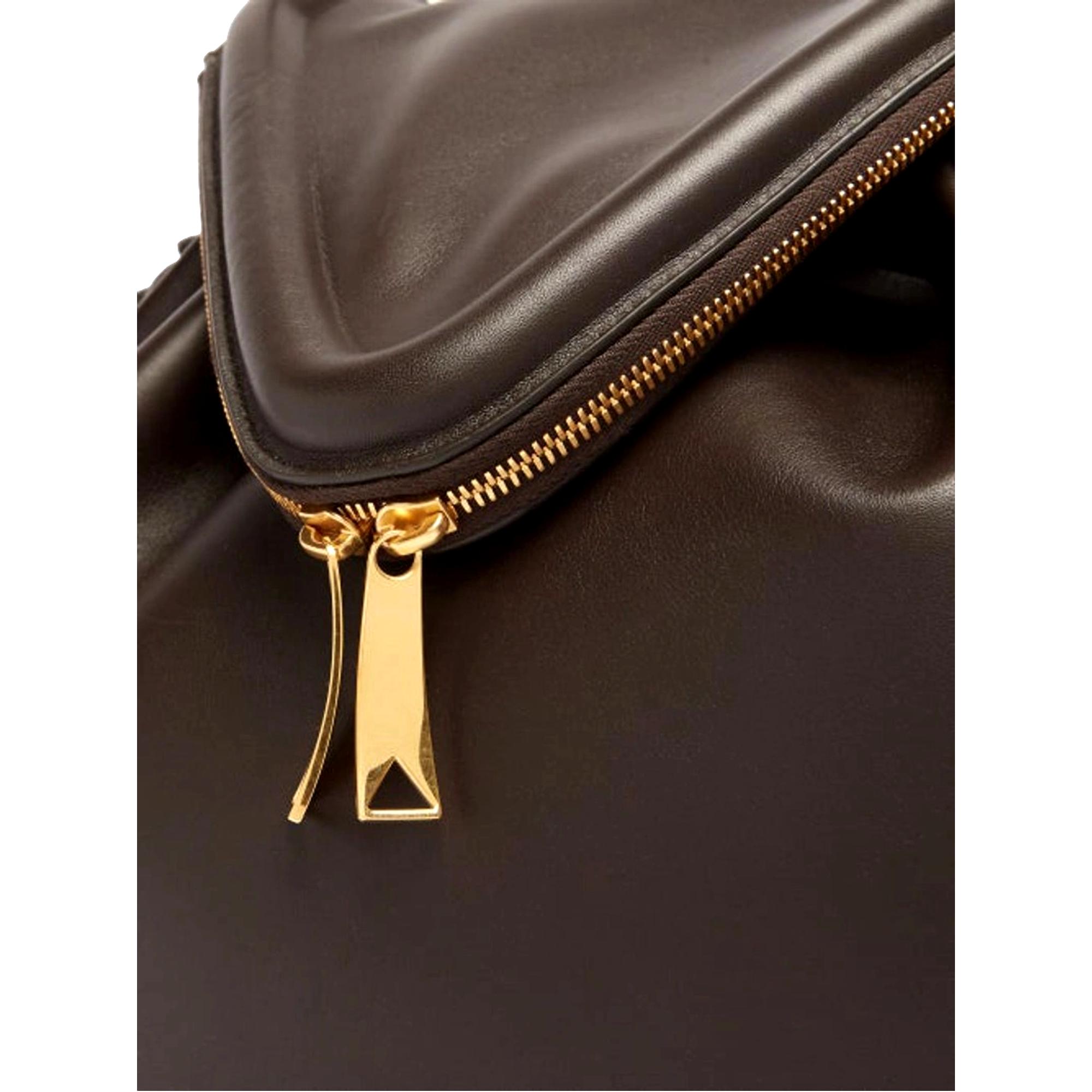 Bottega Veneta Beak Brown Calfskin Bag | Queen Bee of Beverly Hills