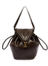 Bottega Veneta Beak Large Brown Calfskin Shoulder Bag available at Queen Bee of Beverly Hills