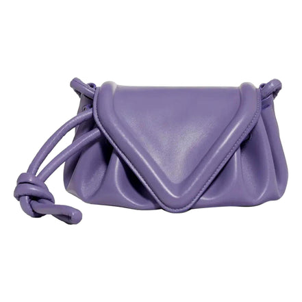 Bottega Veneta Beak Lavender Nappa Leather Small Crossbody Bag available at Queen Bee of Beverly Hills