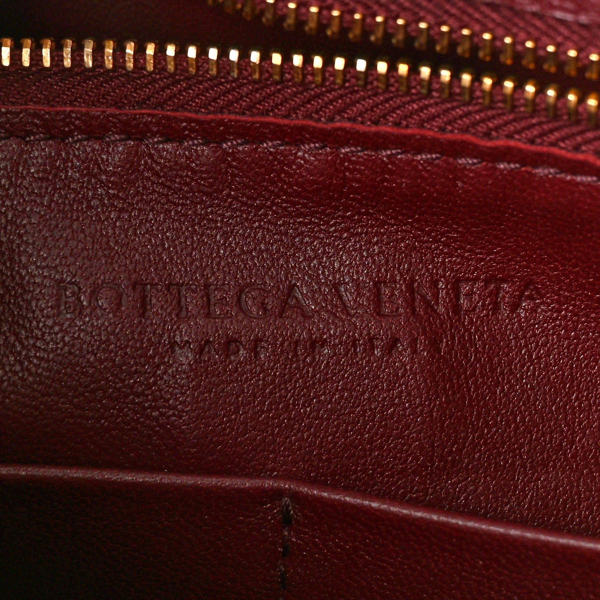 Bottega Veneta Marie Bag Nappa Leather Womens Medium Bordeaux Red available at Queen Bee of Beverly Hills