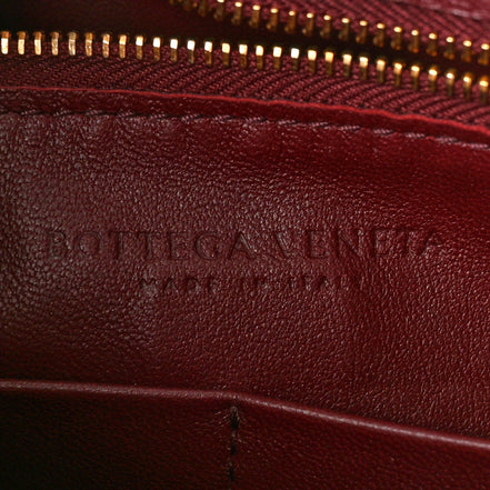 Bottega Veneta Marie Bag Nappa Leather Womens Medium Bordeaux Red available at Queen Bee of Beverly Hills