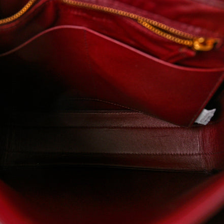 Bottega Veneta Marie Bag Nappa Leather Womens Medium Bordeaux Red available at Queen Bee of Beverly Hills