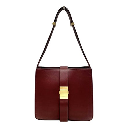 Bottega Veneta Marie Bag Nappa Leather Womens Medium Bordeaux Red available at Queen Bee of Beverly Hills