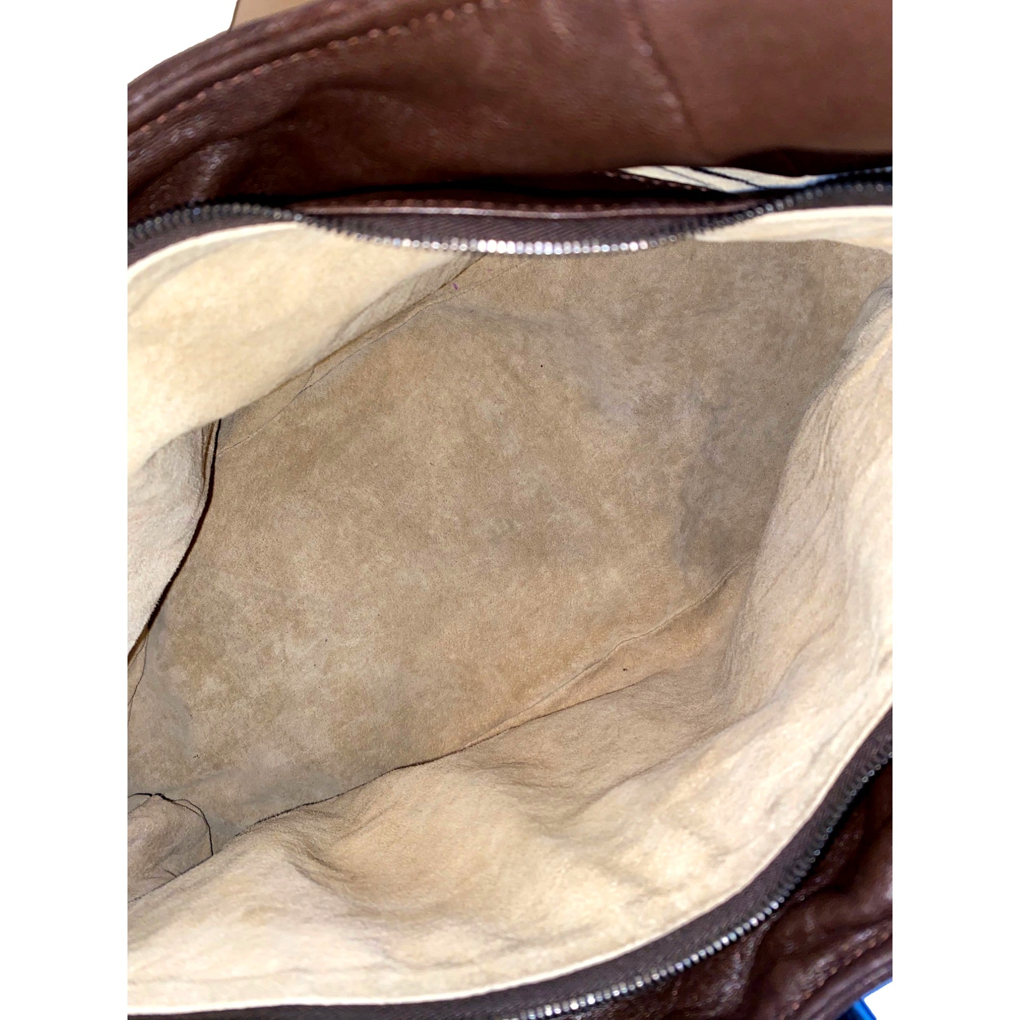 Bottega Veneta Nappa Intrecciato Ball Hobo Ebano Brown available at Queen Bee of Beverly Hills