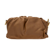 Bottega Veneta The Chain Pouch Brown Calfskin Leather Shoulder Bag available at Queen Bee of Beverly Hills