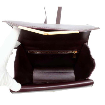 Bottega Veneta The Clip Womens Shoulder and Crossbody Bag Grape Purple Calfskin Leather available at Queen Bee of Beverly Hills