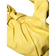 Bottega Veneta The Shoulder Pouch Sherbert Yellow Nappa Shoulder Bag available at Queen Bee of Beverly Hills